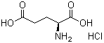 结构式 CAS# 138-15-8, L-谷氨酸盐酸盐