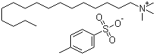 Cetrimonium tosylate molecular structure (CAS 138-32-9)