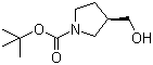 (R)-1-Boc-3-hydroxymethylpyrrolidine molecular structure (CAS 138108-72-2)