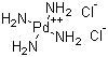 Tetraamminepalladium(II) dichloride molecular structure (CAS 13815-17-3)