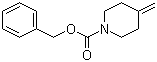 结构式 CAS# 138163-12-9, 1-Cbz-4-亚甲基哌啶; 1-苄氧羰基-4-亚甲基哌啶
