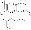 Poly[2-methoxy-5-(2-ethylhexyloxy)-1,4-phenylenevinylene] molecular structure (CAS 138184-36-8)