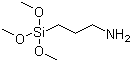 结构式 CAS# 13822-56-5, 3-氨基丙基三甲氧基硅烷; 硅烷偶联剂 KH-540