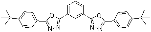 structure of CAS# 138372-67-5, 2,2'-(1,3-Phenylene)bis[5-(4-tert-butylphenyl)-1,3,4-oxadiazole]
