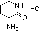 structure of CAS# 138377-80-7, 3-Amino-2-piperidone hydrochloride;3-Amino-2-piperidinone hydrochloride