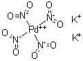 Dipotassium tetranitropalladate molecular structure (CAS 13844-89-8)
