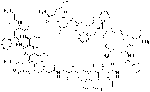 structure of CAS# 138579-66-5, Galantide;M 15; M 15 (peptide)