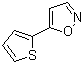 结构式 CAS# 138716-44-6, 5-(2-噻吩基)异噁唑