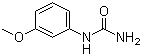 1-(3-甲氧基苯基)脲分子结构 (CAS 139-77-5)