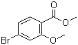 结构式 CAS# 139102-34-4, 4-溴-2-甲氧基苯甲酸甲酯