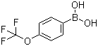 结构式 CAS# 139301-27-2, 4-三氟甲氧基苯硼酸