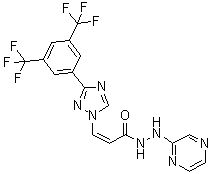 KPT 330 molecular structure (CAS 1393477-72-9)