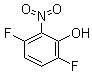 structure of CAS# 139548-97-3, 3,6-Difluoro-2-nitrophenol;2,5-Difluoro-6-nitrophenol