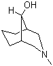 structure of CAS# 13962-79-3, 3-Methyl-3-azabicyclo[3.3.1]nonan-9-ol
