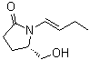 structure of CAS# 139694-77-2, [S-(E)]-1-(1-Butenyl)-5-(hydroxymethyl)-2-pyrrolidinone