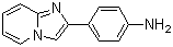 结构式 CAS# 139705-74-1, 4-(咪唑并[1,2-a]吡啶-2-基)苯胺