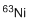Nickel-63 molecular structure (CAS 13981-37-8)