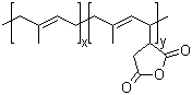 Polyisoprene-graft-maleic anhydride molecular structure (CAS 139948-75-7)