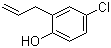 2-Allyl-4-chlorophenol molecular structure (CAS 13997-73-4)