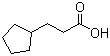 3-Cyclopentylpropionic acid molecular structure (CAS 140-77-2)