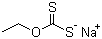 Sodium ethylxanthogenate molecular structure (CAS 140-90-9)