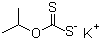 Potassium isopropylxanthate molecular structure (CAS 140-92-1)
