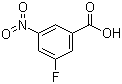 结构式 CAS# 14027-75-9, 3-氟-5-硝基苯甲酸