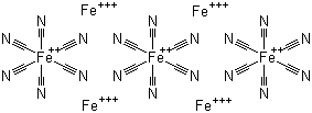 Prussian Blue molecular structure (CAS 14038-43-8)