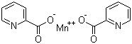 Manganese picolinate molecular structure (CAS 14049-88-8)