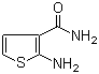 结构式 CAS# 14080-51-4, 2-氨基噻吩-3-甲酰胺