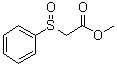 structure of CAS# 14090-83-6, Phenylsulfinylacetic acid methyl ester;Methoxycarbonylmethyl phenyl sulfoxide; Methyl (phenylsulfinyl)acetate