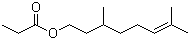 structure of CAS# 141-14-0, Citronellyl propionate