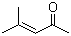 structure of CAS# 141-79-7, Mesityl oxide;4-Methyl-3-penten-2-one