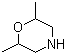 2,6-二甲基吗啉分子结构 (CAS 141-91-3)