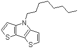 structure of CAS# 141029-75-6, N-Octyldithieno[3,2-b:2',3'-d]pyrrole;4-Octyl-4H-dithieno[3,2-b:2',3'-d]pyrrole