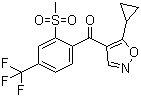 结构式 CAS# 141112-29-0, 异噁唑草酮