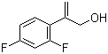 结构式 CAS# 141113-36-2, 2-(2,4-二氟苯基)-2-丙烯-1-醇