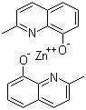 Bis(2-methyl-8-hydroxyquinolinato)zinc molecular structure (CAS 14128-73-5)