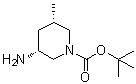 (3R,5S)-rel-3-Amino-5-methyl-1-piperidinecarboxylic acid 1,1-dimethylethyl ester molecular structure (CAS 1413367-76-6)
