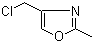 structure of CAS# 141399-53-3, 2-Methyl-4-chloromethyloxazole