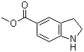 structure of CAS# 141452-01-9, Methyl indoline-5-carboxylate