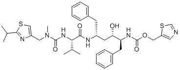structure of CAS# 1414933-80-4, Ritonavir EP Impurity R;Thiazol-5-ylmethyl (2S,3S,5R)-3-hydroxy-5-((S)-2-(3-((2-isopropylthiazol-4-yl)methyl)-3-methylureido(-3-methylbutanamido)-1,6-diphenylhexan-2-ylcarbamate