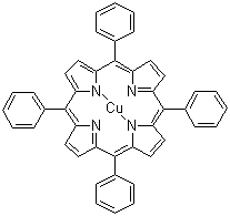 5,10,15,20-Tetraphenyl-21H,23H-porphine copper(II) molecular structure (CAS 14172-91-9)