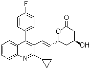 Pitavastatin lactone molecular structure (CAS 141750-63-2)