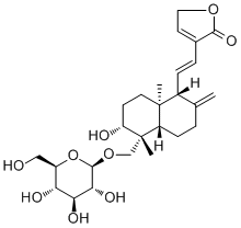 14-Deoxy-11,12-didehydroandrographiside molecular structure (CAS 141973-41-3)
