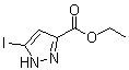5-Iodo-1H-pyrazole-3-carboxylic acid ethyl ester molecular structure (CAS 141998-77-8)
