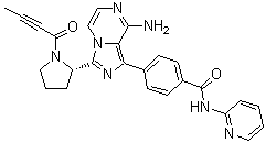 结构式 CAS# 1420477-60-6, 阿卡替尼