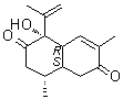 3,8-Dioxo-7alpha-hydroxy-4,11(12)-tetradehydrocadinanene molecular structure (CAS 1423809-64-6)