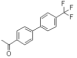 4-Acetyl-4'-trifluoromethylbiphenyl molecular structure (CAS 142557-76-4)