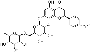 structure of CAS# 14259-47-3, Didymin;(S)-7-[[6-O-(6-Deoxy-alpha-L-mannopyranosyl)-beta-D-glucopyranosyl]oxy]-2,3-dihydro-5-hydroxy-2-(4-methoxyphenyl)-4H-benzopyran-4-one